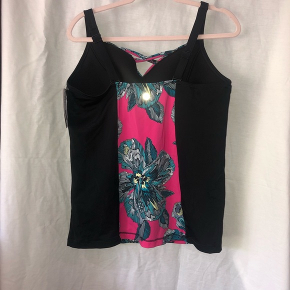 NWT Colorful floral swim top! - Picture 3 of 5